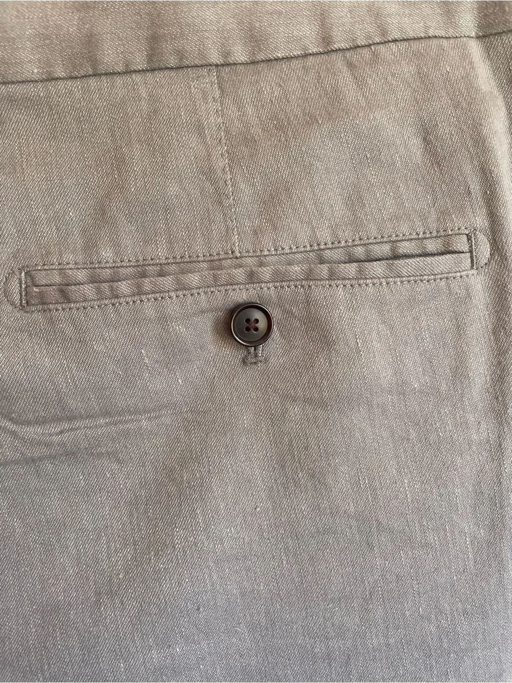 Faherty Tradewinds Linen Blend Chino Shorts beige Flat-Front 7.5” Inseam NWT